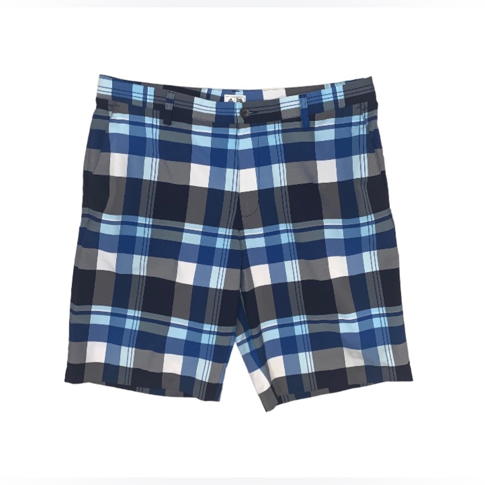 ADIDAS 36 MENS Plaid performance golf athletic shorts size 36